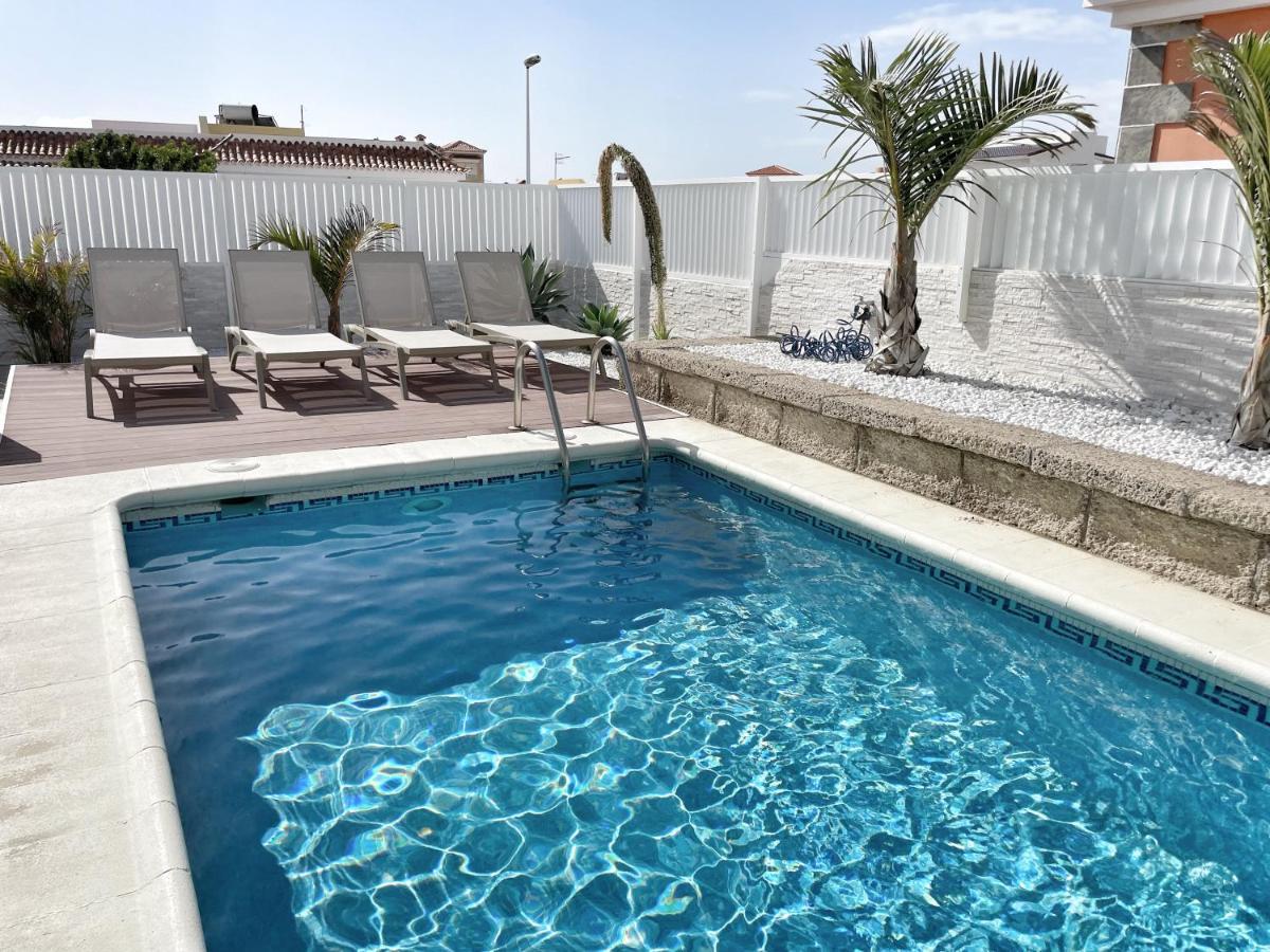 Modern 3Bdr Villa With Heated Pool El Medano  Exterior photo