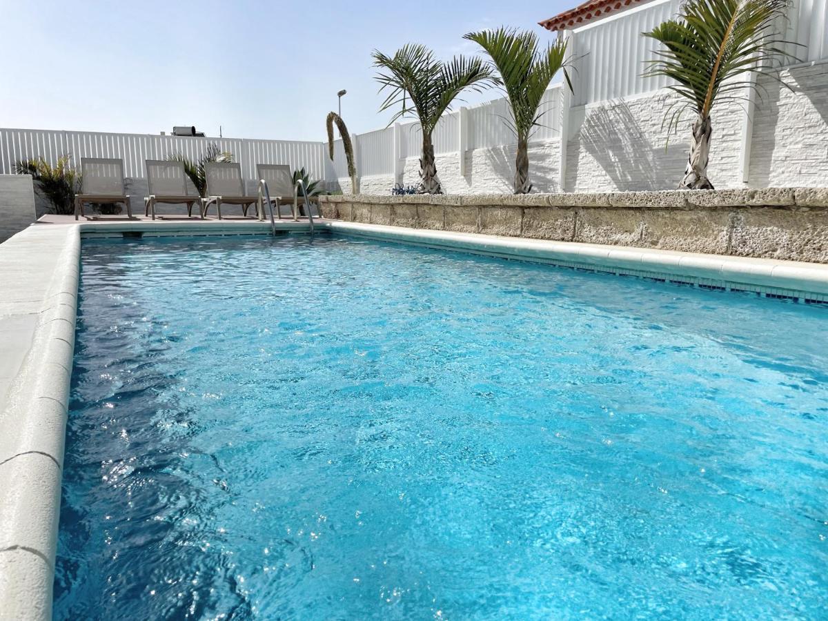 Modern 3Bdr Villa With Heated Pool El Medano  Exterior photo